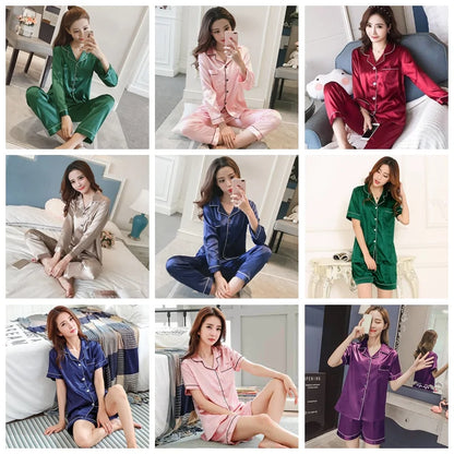 Luxe Silk Blend Pajamas for Women