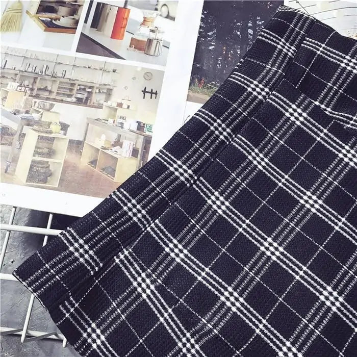 Classic Plaid Wrap Skirt