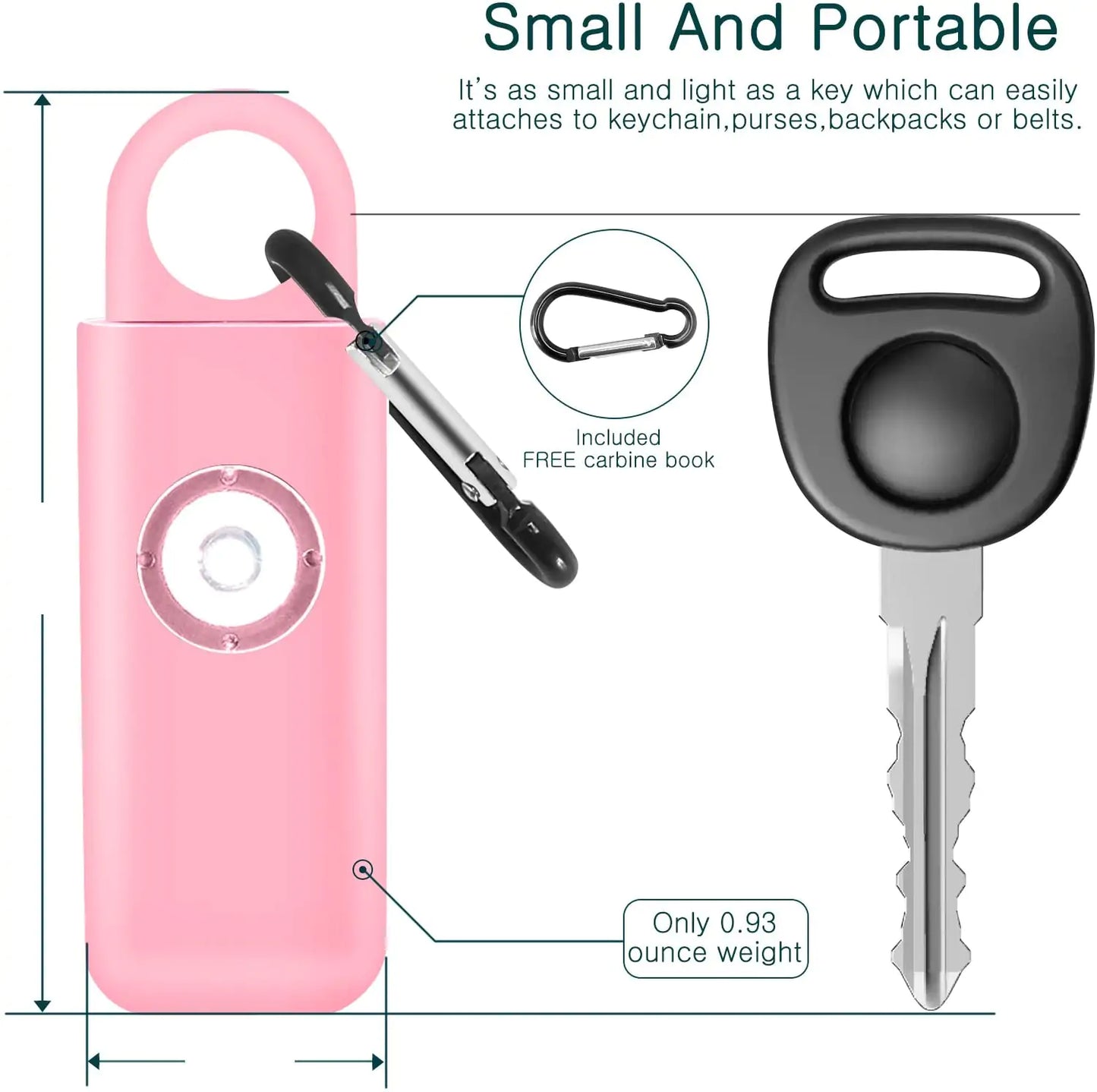 Personal Safety Alarm Keychain