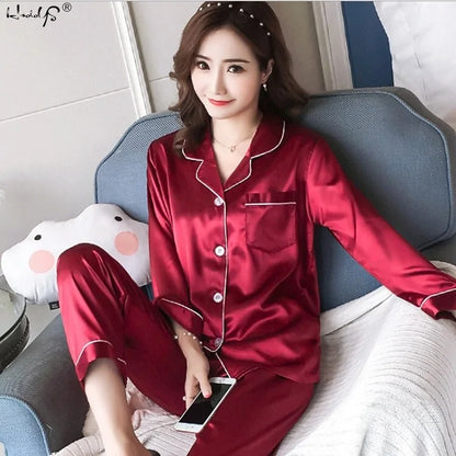 Luxe Silk Blend Pajamas for Women