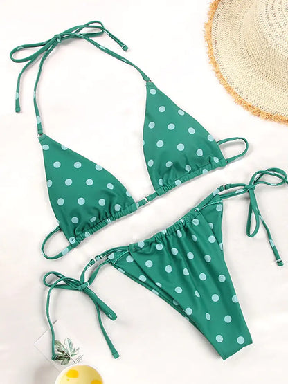 Adjustable String Bikini Sets